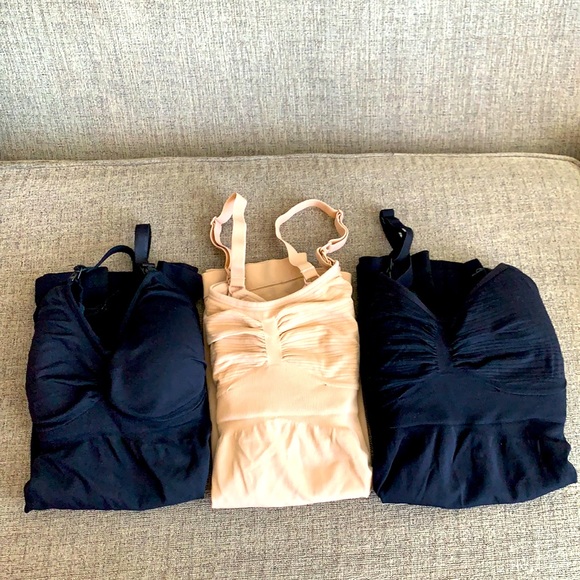 Used once kindred bravely nursing/pumping tanks - Picture 1 of 7